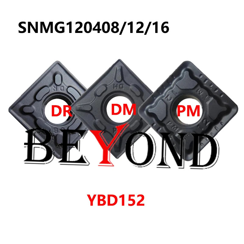 

SNMG Original SNMG120404-DM SNMG120408-DR SNMG120416-PM YBD152 Carbide Inserts For Cast Iron Lathe Cutter 120404 120408 120416