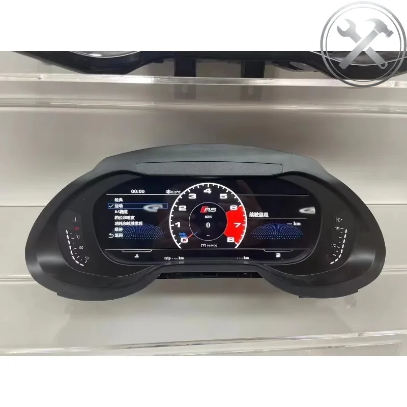 Latest   12.3 Inch HD LCD Digital Virtual Cockpit Dashboard Speedometer Instrument Cluster Auto Retrofit Parts for  A4L A4 A5 Q5