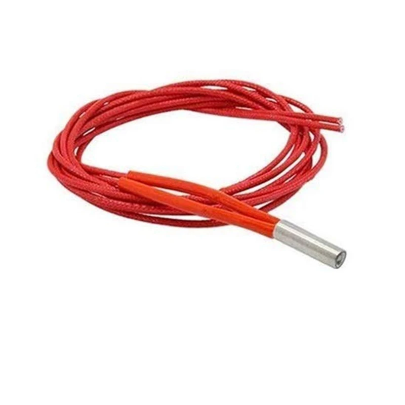 3D Printer Accessories (6Pcs 24V 40W 6 X 20 Heating Tube Pipe & 6Pcs NTC 3950 100K Thermistor) Hotend Kit