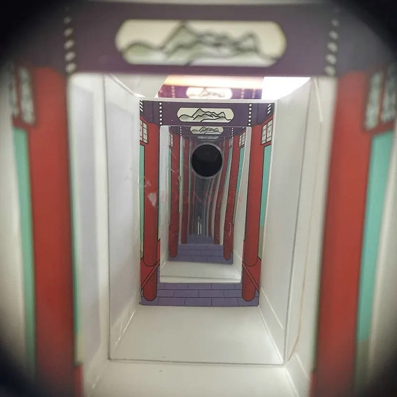 1set Infinite Corridor Light Refraction Physics Science and Education Materials Package Science Experiment Handicraft