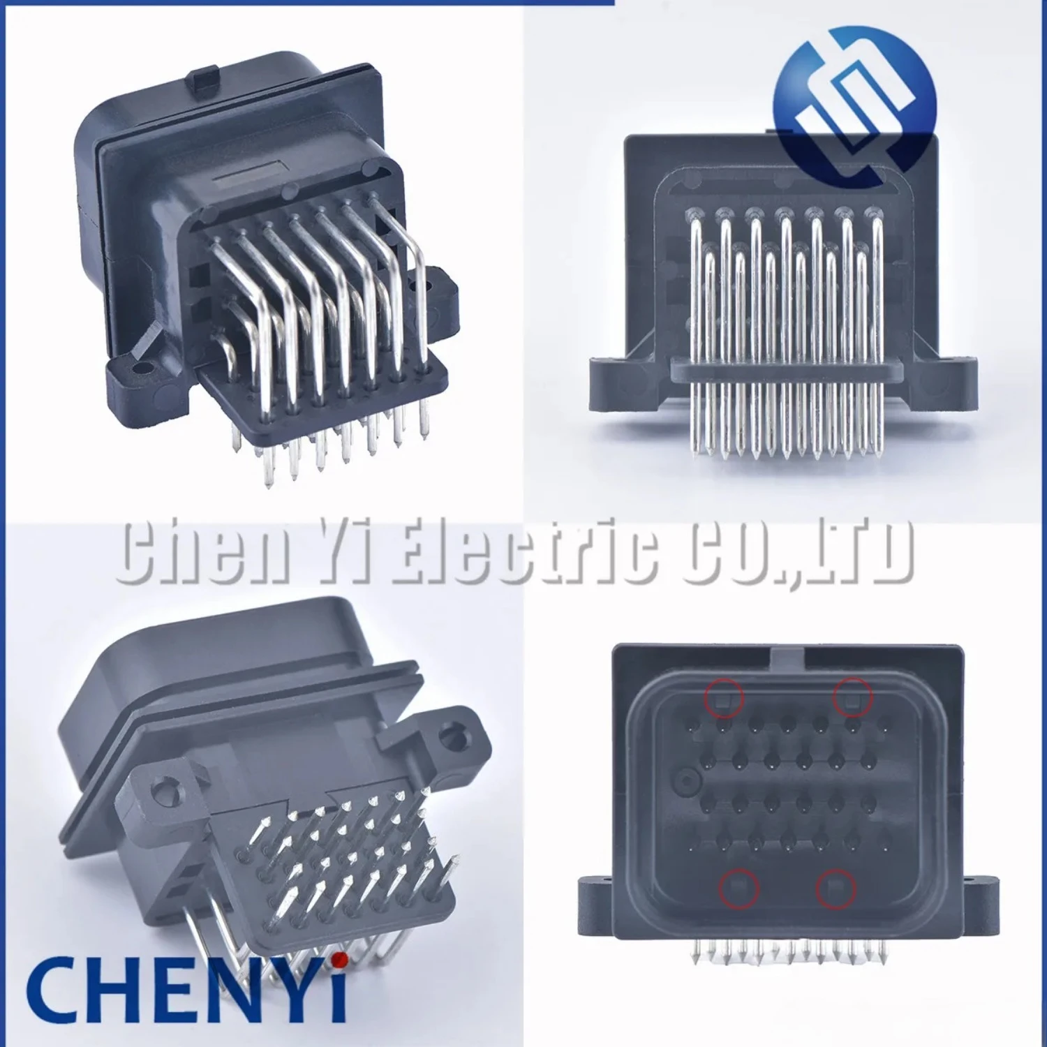 Bild 7: 26-poliger Automobilstecker Elektrischer Kabelbaumstecker 6437288-4 3-1437290-8 Für PCB ECU