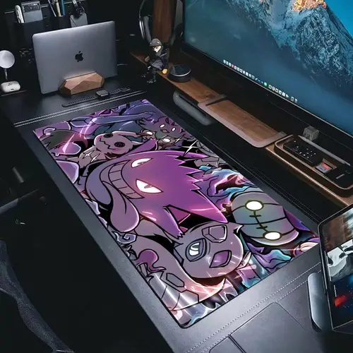 Imagen 2 del producto P-pokémon-alfombrilla de ratón Grande Gengar para juegos, alfombrilla de escritorio gruesa para teclado de ordenador