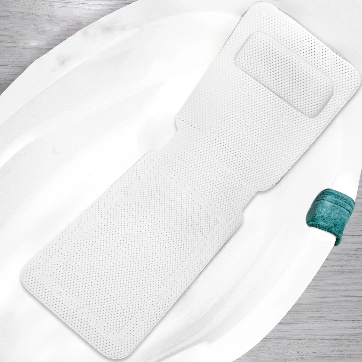 Badewannenkissen, Matte, Ganzkörper-Badekissen, Badekissen 30, rutschfester Saugnapf, Spa, SPA, Nackenkissen, zum Aufhängen im Badezimmer