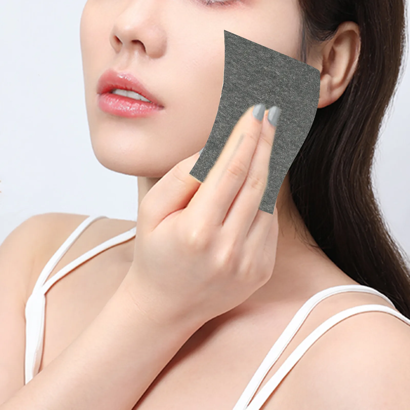 

2Sets Bamboo Charcoal Oil Absorbing Paper Cleaning Sheets for Oily Skin Fresh Scent Blotting Tissues for Summer