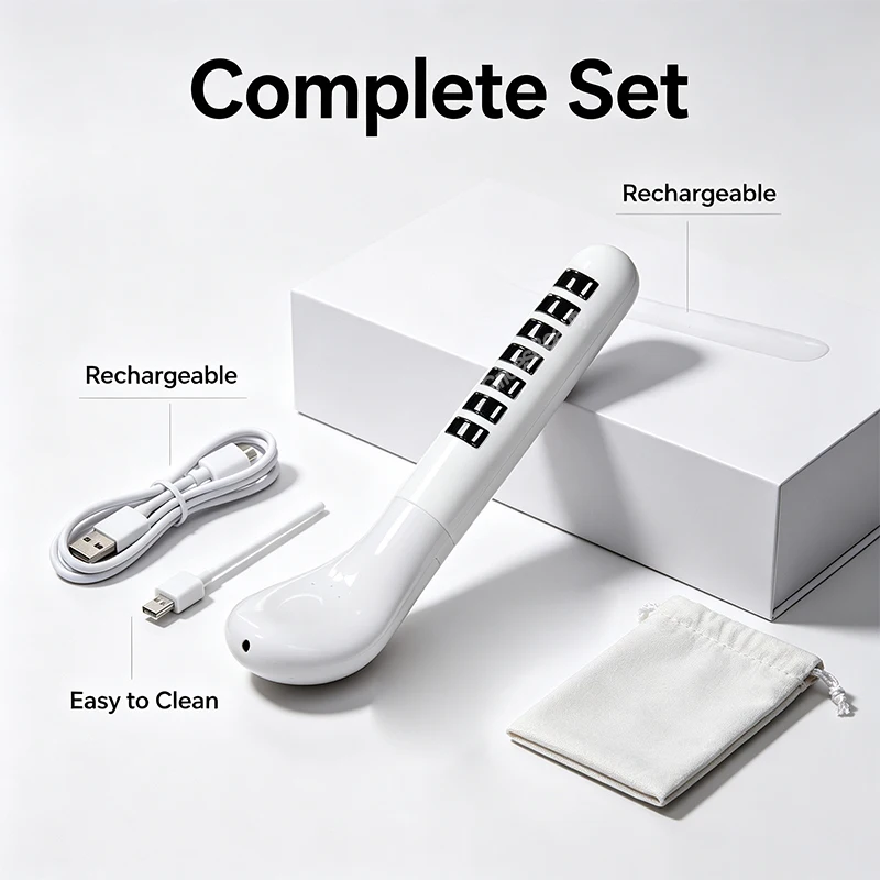 Sexually Joy Mini Handle Body Massager Multi Speed Vibration Pulse Stimulator Silicone Adult Wellness Toy Women Private Comfort
