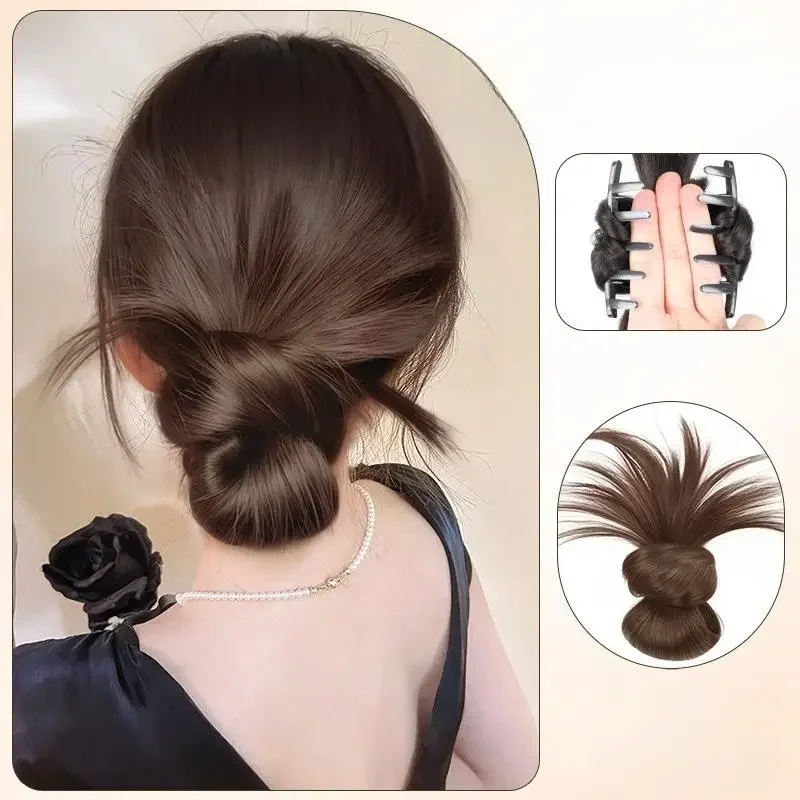 Wig Hair Clip Chicken Feather Shuttlecock Hair Claws Head Wig Hair Clamp High Ponytail Girl Claw Clip Fashion Hair Accessories