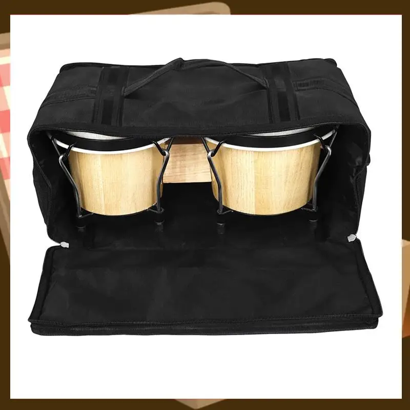 

Drum Bag Handheld Oxford Cloth Waterproof Drum Case For Bongo Portable Backpack Percussion Instrument Parts-AA85