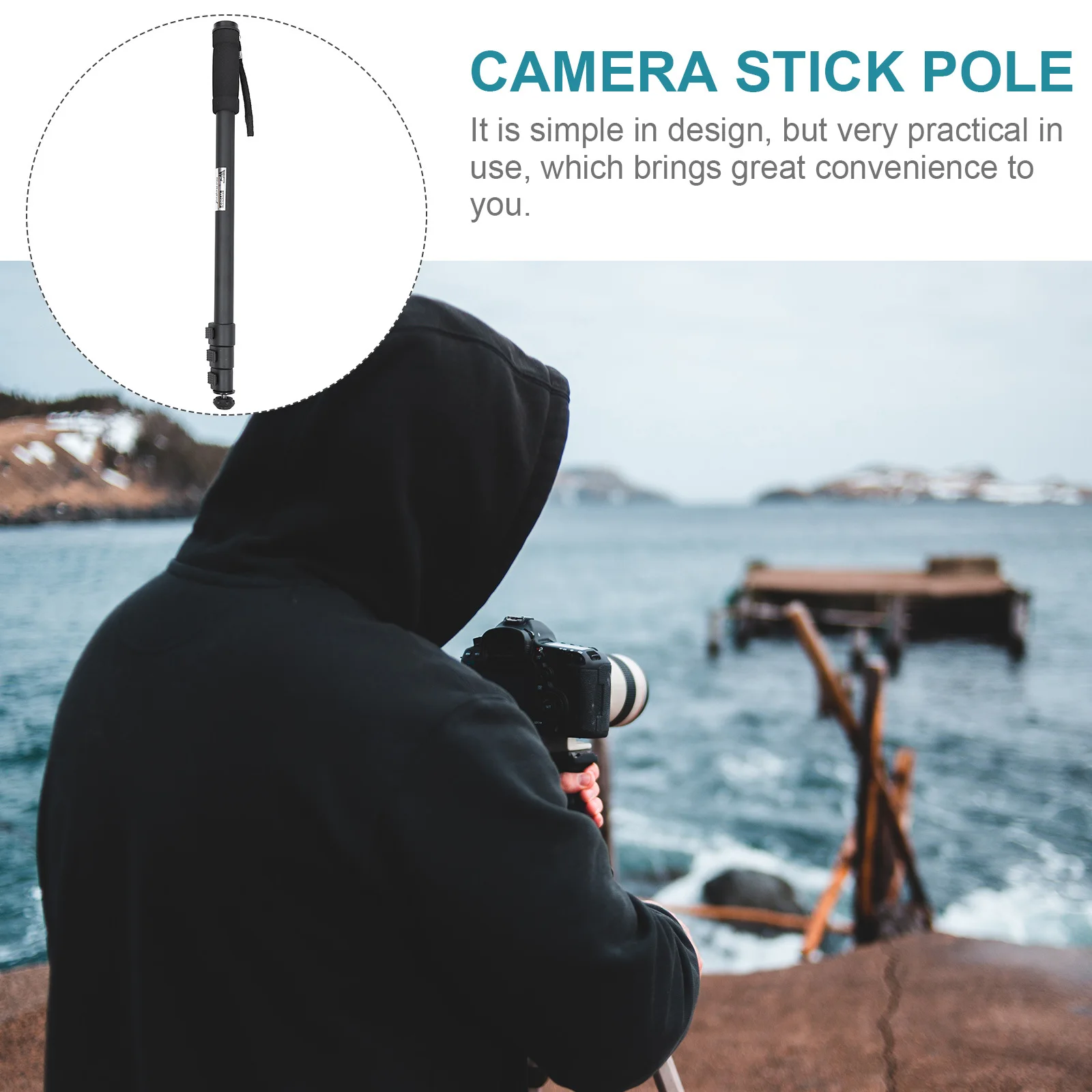 

Telescopic Camera Monopod Aluminum Alloy Extendable 540-1710Mm Professional Photography Accessories Portable Stand