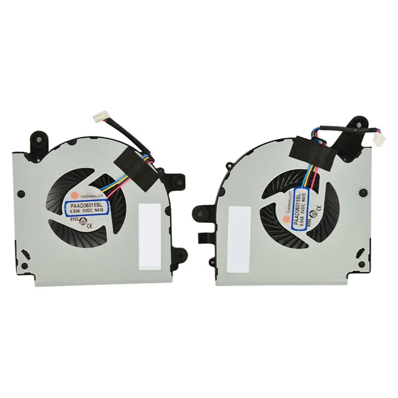 

Запасные части для вентилятора охлаждения процессора и графического процессора для MSI GF75 Thin 8RC 8RD 9SC 9SD PAAD06015SL N415 N416