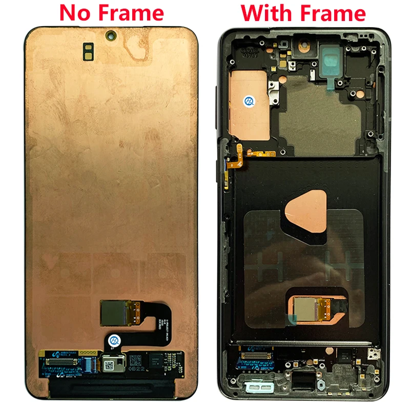 SUPER AMOLED S21+ LCD For Samsung S21 Plus Display Touch Screen With Frame Assembly For S21 Plus G966F G9960 G996B LCD Repair