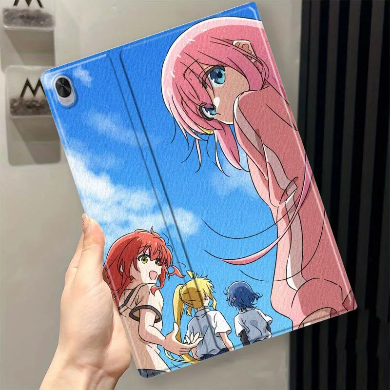 أنيمي B-Bocchi The Rock لهواوي MatePad Air Pro M6 M5 SE T5 13.2 12.6 12 11.5 11 10.8 10.4 10.1 بوصة حافظة تابلت