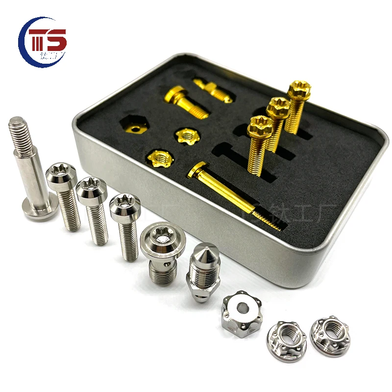 Imagem -06 - Bbolts de Liga de Titânio para Motocicleta Top Pump Conjunto e Fluid Cup Brembo Rcs cc ts Gr5