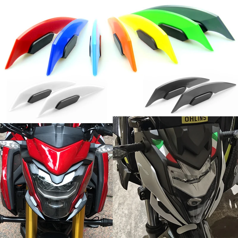 

Универсальные мотоциклетные декоративные крылья в форме когтя, аксессуары для модификации электромобиля, декоративные боковые наклейки для Yamaha