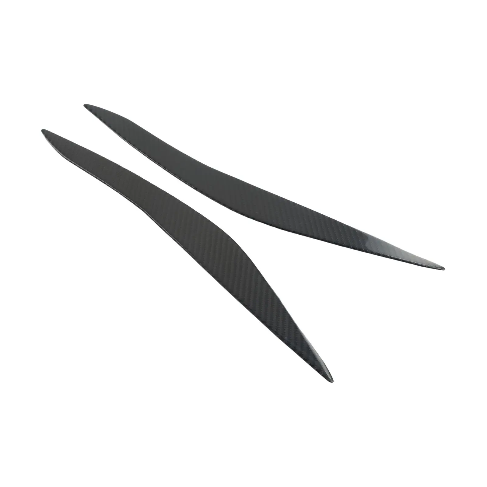 

Для BMW 5 серии F10 2010 2013, чехлы для фар из углеродного волокна, улучшают стиль вашего автомобиля с простой установкой