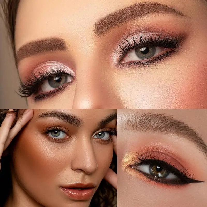 Modello rapido per il trucco degli occhi 1/3 pezzi - Stencil per ombretti multifunzione per principianti e professionisti