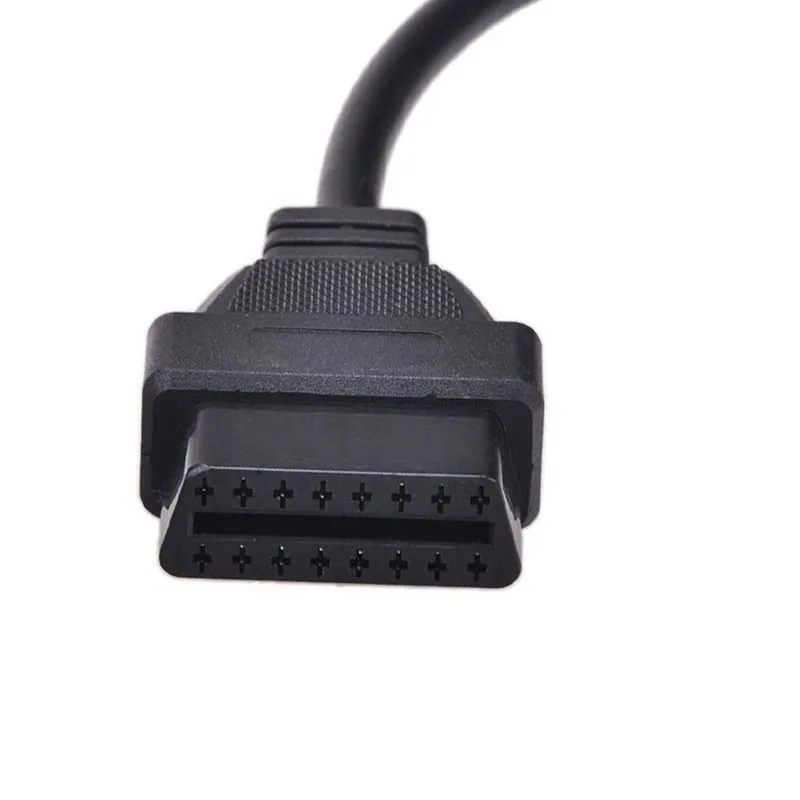 New For T-oyota 17 PIN to OBD1 OBD2 Adapter Diagnostic Cable for Toyota 17pin to 16pin OBDII Extension Cable