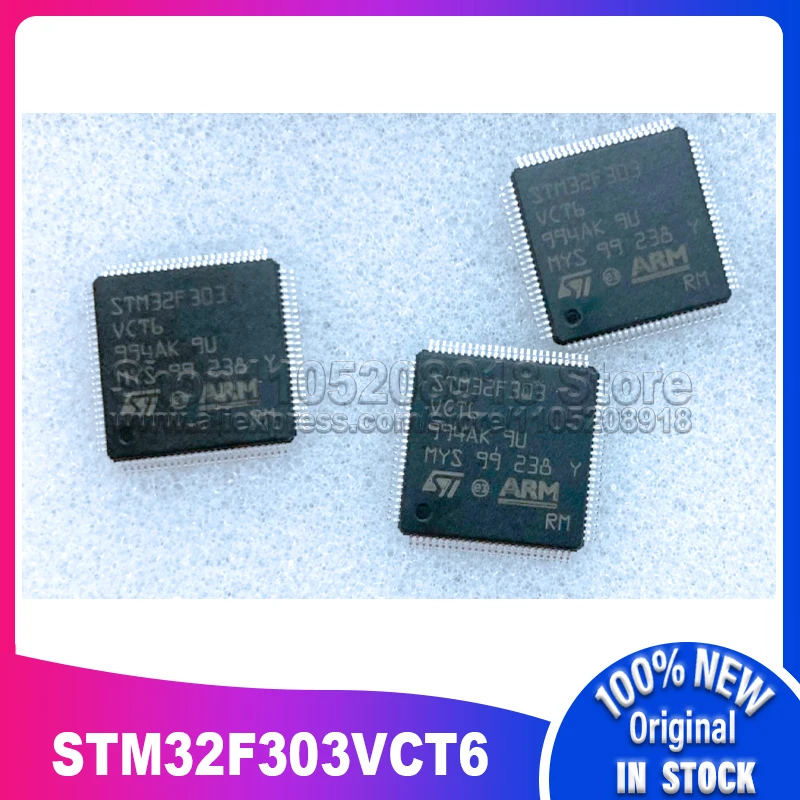 2 ~ 20 STKS/PARTIJ STM32F303VCT6 STM32F303 LQFP100 100% Nieuwe Spot voorraad