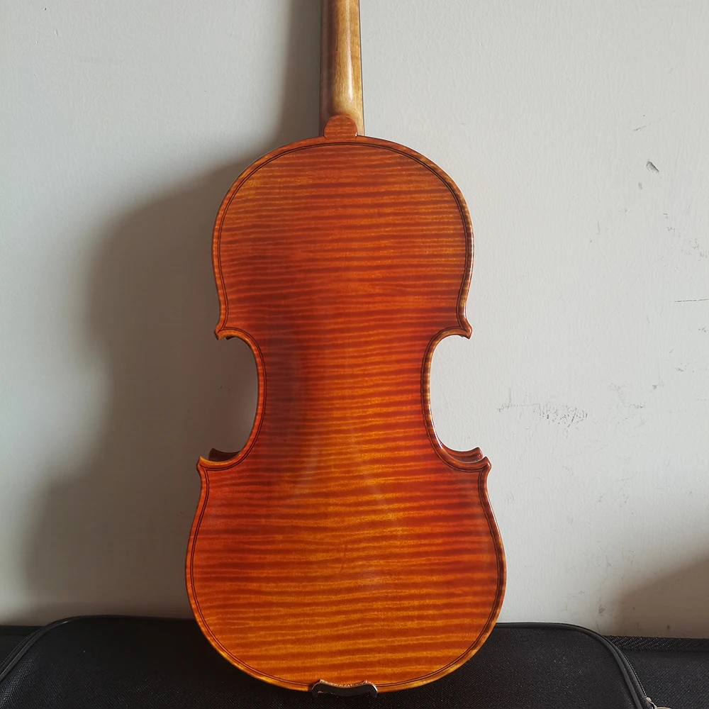 Strong tone！A perfect backplane Antonio Stradivari  Professional  Handmade Violin 4/4 3/4 1/4 1/2 바이올린 كمان red Violin set