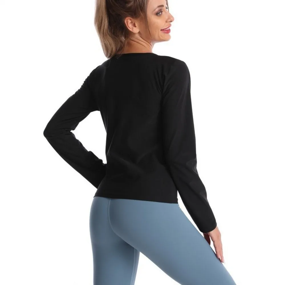

Long Sleeve Sauna Suit Shirt Hot Polymer Sweat-resistant Waist Trainer Vest Fat Burning Compression Fit Shapewear Tank Top Women