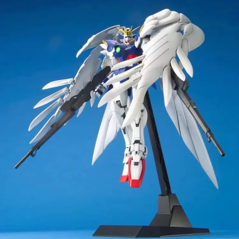 Bandai Originele MG Master Grade Serie XXXG-00W0 Flying Wing Gundam Nul EW Anime Montage Figuren Model Speelgoed Collectible Jongens