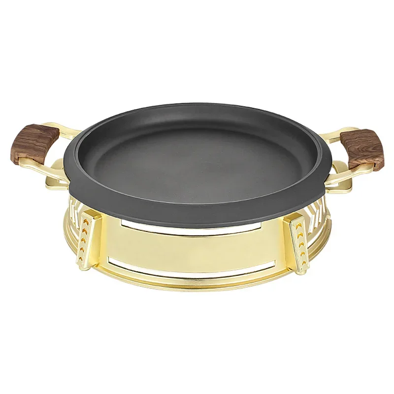 

Fish oven, round, aluminum alloy, dry boiler, mandarin duck, heating, commercial