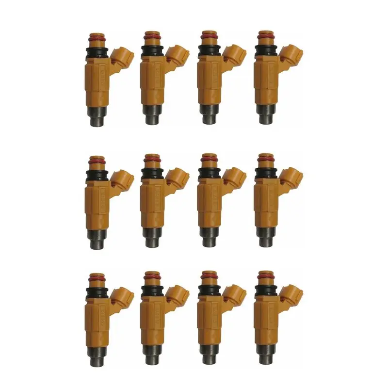 Precise New 12Pcs Fuel Injector Set Fits For F150 Four Stroke Outboard CDH275 MD319792