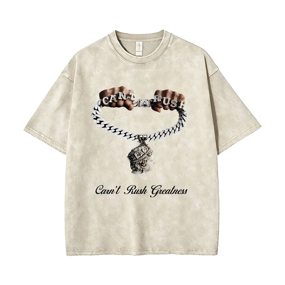 Washed Vintage Rapper Central Cee Face Graphic T-shirt Men Women Hip Hop Fashion Short Sleeve T Shirts Mens Oversized Streetwear