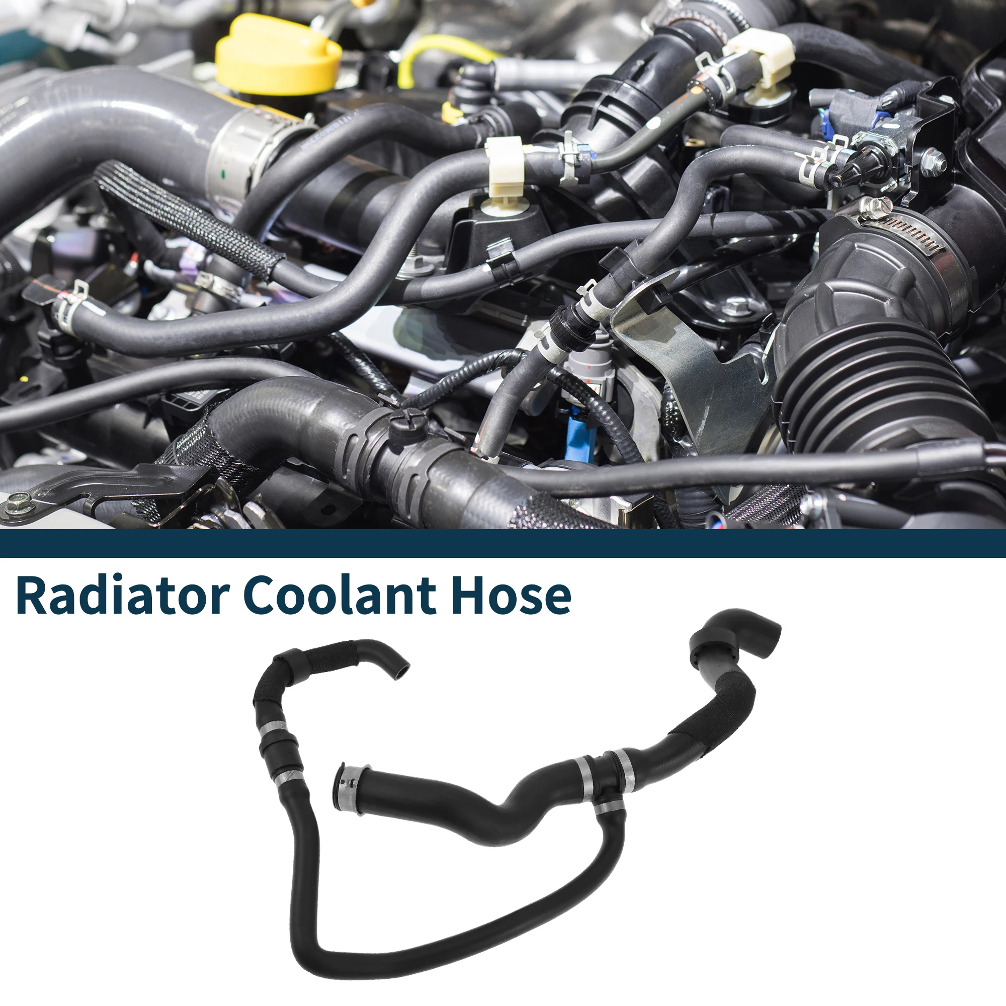 

UXCELL Radiator Coolant Hose for Mercedes-Benz GL320 ML320 2007-2009 Good Sealing No.A1645011082 Upper Coolant Water Hose