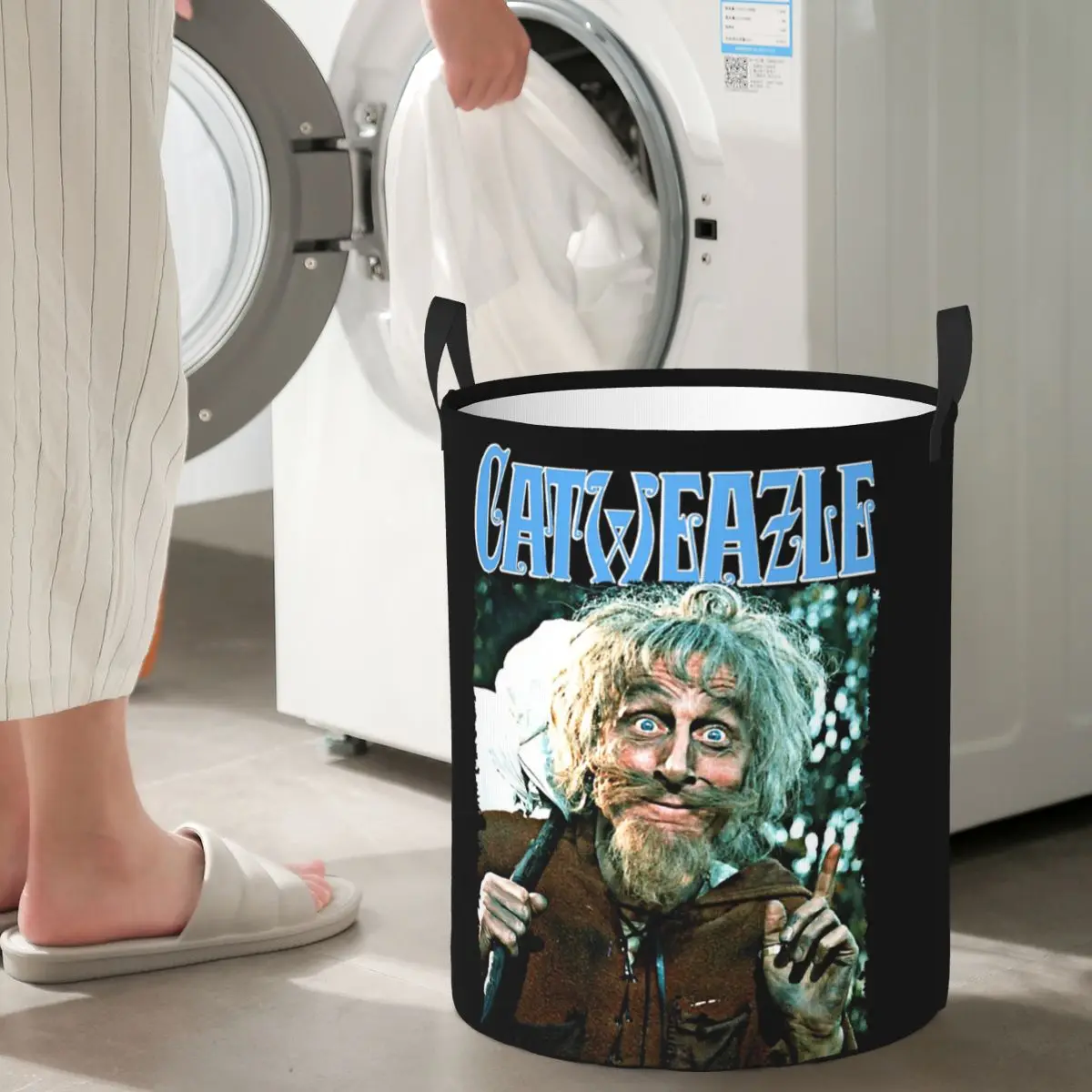 

Сборник белья Catweazle Прозрачная складная корзина для белья Большая корзина для хранения детской стирки Домашний органайзер