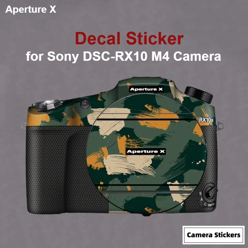 RX10 IV Camera Premium Decal Skin for Sony DSC-RX10M4 Camera Protector Anti-scratch Cover Film Sticker