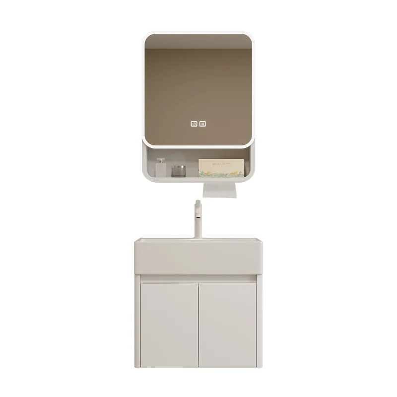 

Small apartment, honeycomb aluminum, bathroom, cabinet ceramic integrated basin toilet