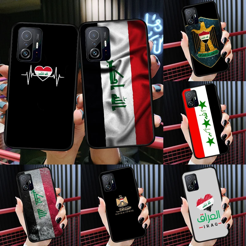 Iraqi Iraq Flag For POCO X5 X4 X3 F5 Pro M4 M5s F3 F4 GT C40 Phone Case For Xiaomi 12T 11T 13 Pro 12 Lite