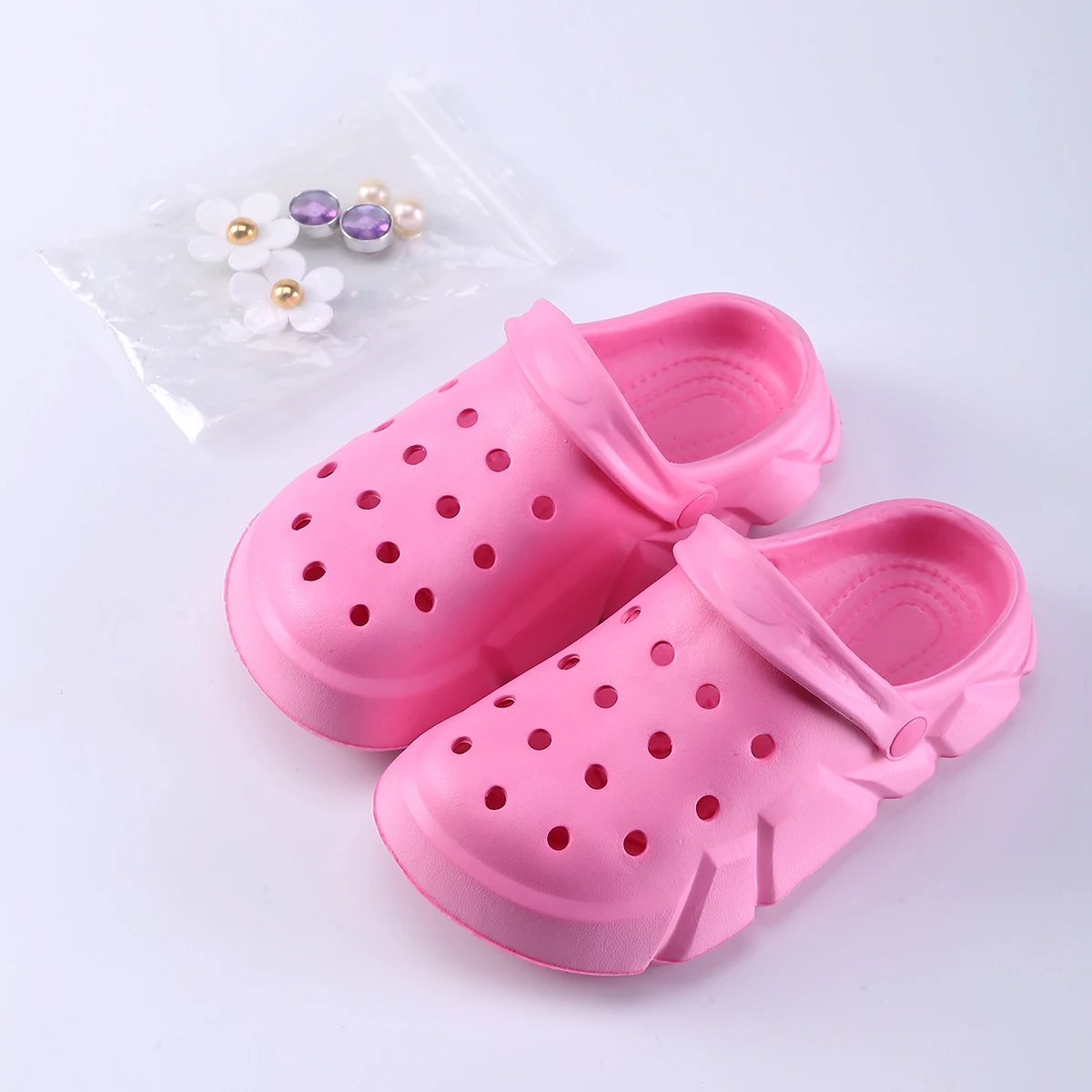 Casual Cute Non Slip Clogs For Girls, Breathable Lightweight Garden Clog Shoes For Indoor Outdoor Shower Beach Pool