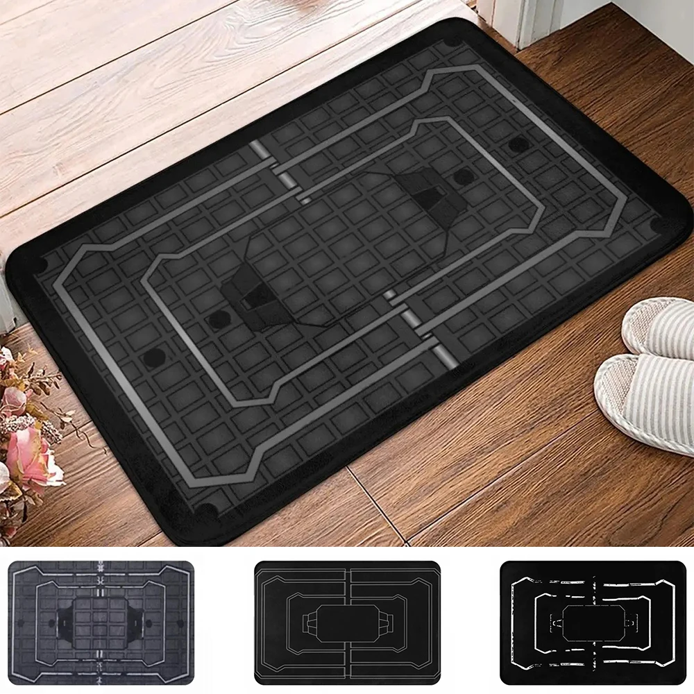 

1PC Welcome Doormat Anti-skid and Super Absorbent Bathroom Mats Machine Washable Entrance Door Floor Mat Home Decoration 40x60cm