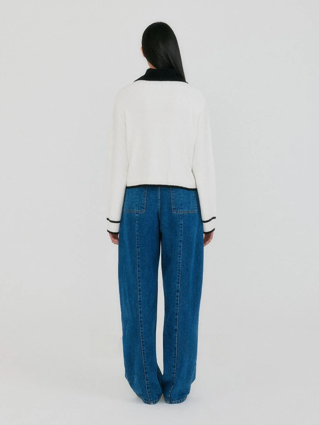 

IceEENK Autumn Winter ZINK Series Vintage Anti-Aging Small Fraance Sle Turn-down Collar Button Knitted Open Cardigan Top