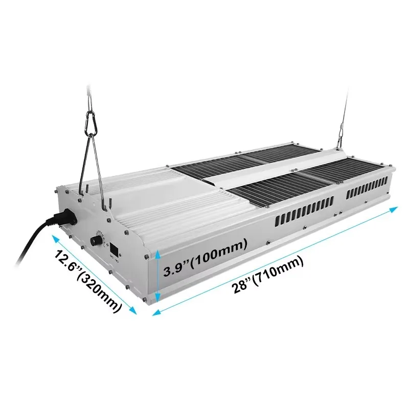 2400umols Commercial Horticulture Dimmable Full Spectrum Light 720w 800w Led Grow Lights For greenhouse vertical Farming