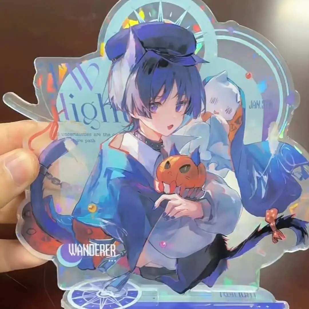 Scaramouche figurki do zabawy stojak akrylowy Model Anime figurka ozdoba kolekcja dla dzieci Yuan Shen kolekcja dla dzieci zabawki Xiao
