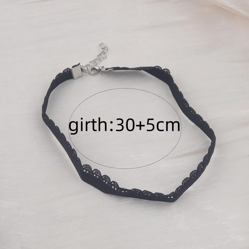 New Elasticity Choker Necklace For Women Simple Gothic Punk Harajuku Black Velvet Rope Suede Jewelry Collier