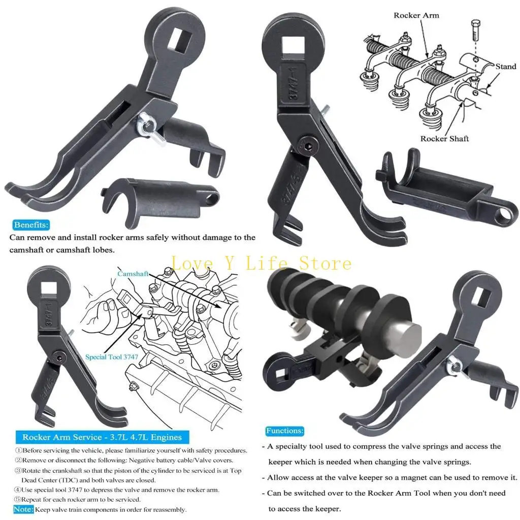 

L74C Easy для использования инструмента Spring Compressor, применимого для двигателей 3,7 и 4,7 л, аналогично 10102 8516A 8387