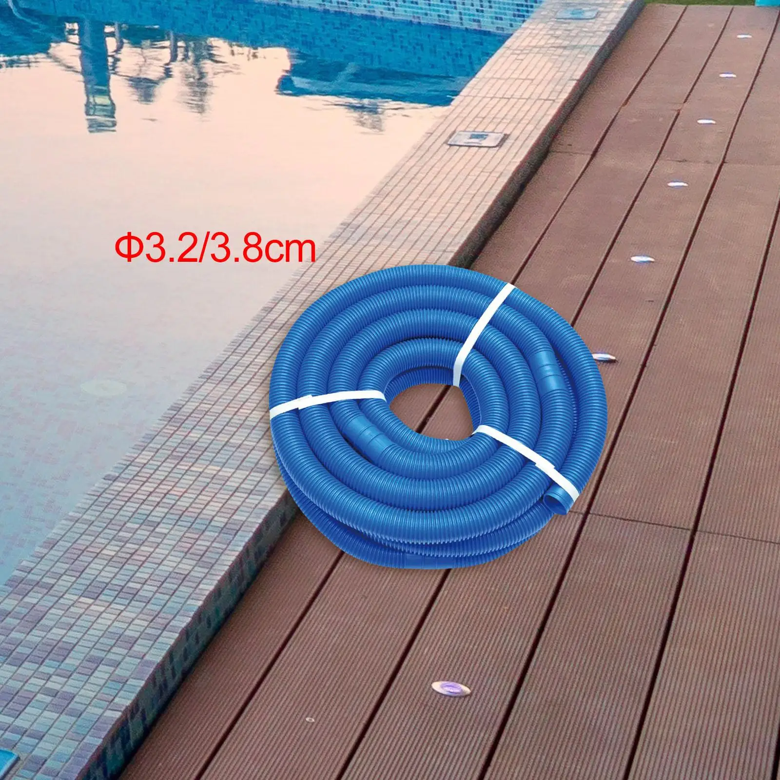 Pool Vacuum Hose PE Easy Installation for Vacuum Heads Filter Pump Inlet