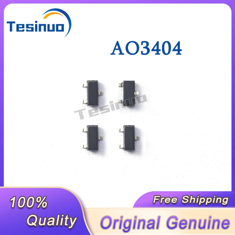 20/PCS New Original AO3404 A49T AO3404A N channel MOS field effect tube SOT23 In Stock