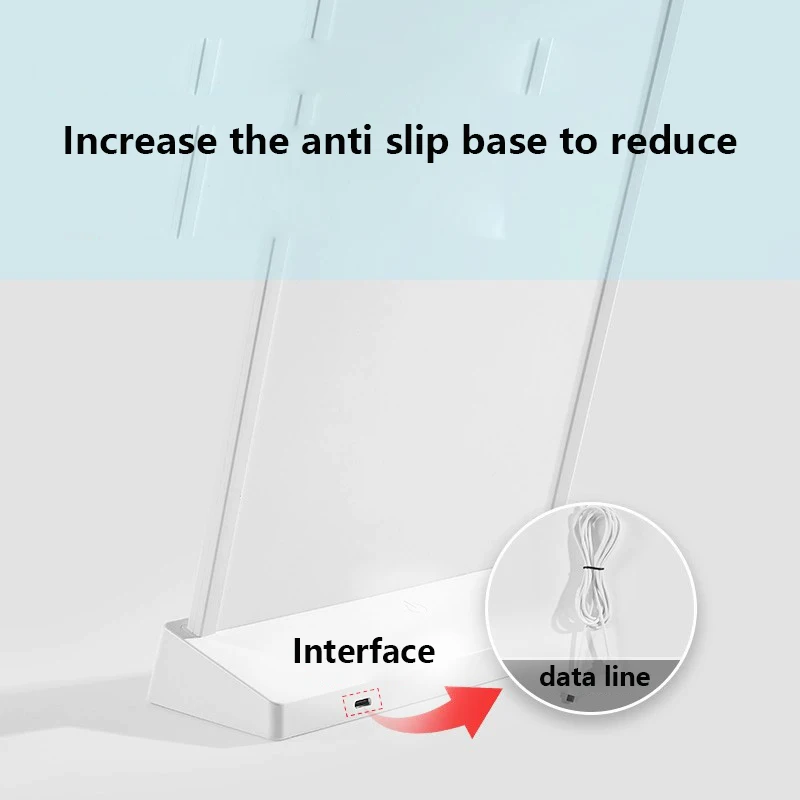 Multi purpose display acrylic price list A4Me