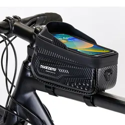 NEWBOLER Bicycle Bag Waterproof Touch Screen Cycling Bag Top Front Tube Frame MTB Road Bike Bag Phone Case Bike Accessories