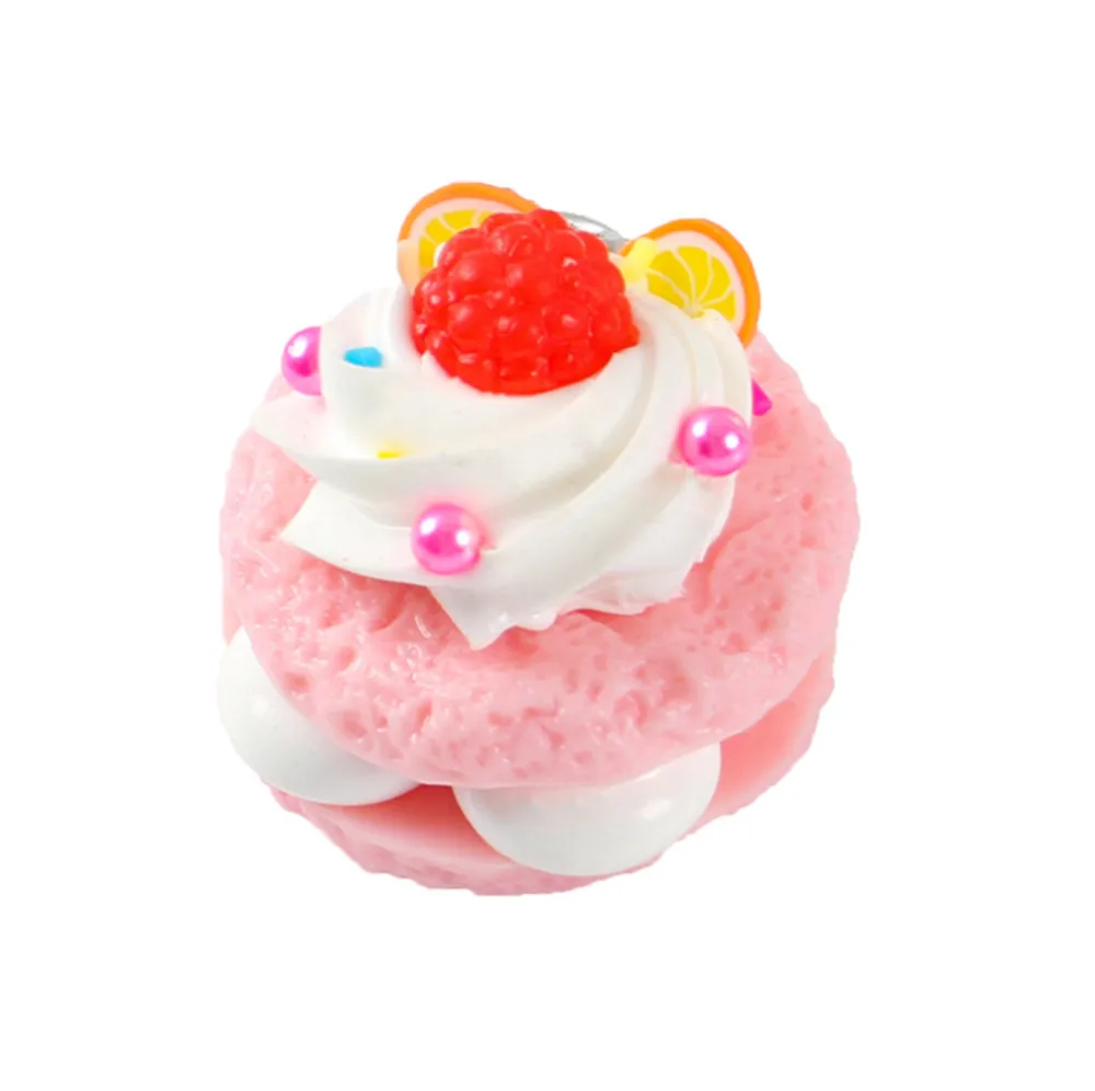 قلادة على شكل كعكة صغيرة مصنوعة يدويًا من لوليتا ، وربطة عنق ، وإكسسوارات حفلات الشاي ، D422