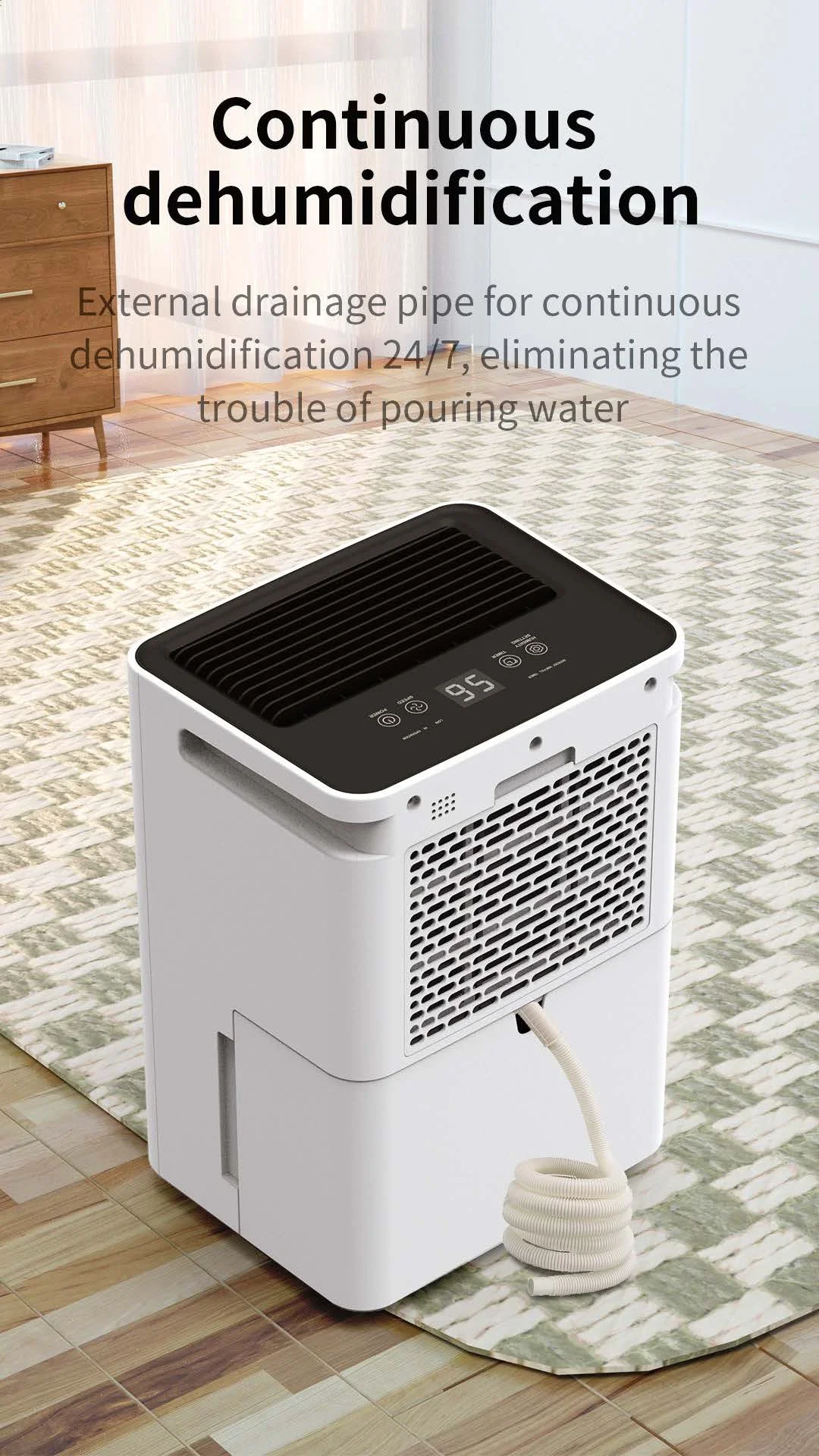 Electronic Air Dryer Desumidificador 10L Smart Household Dehumidifier Home Air Purifier Dehumidifier With Air Purifier Home