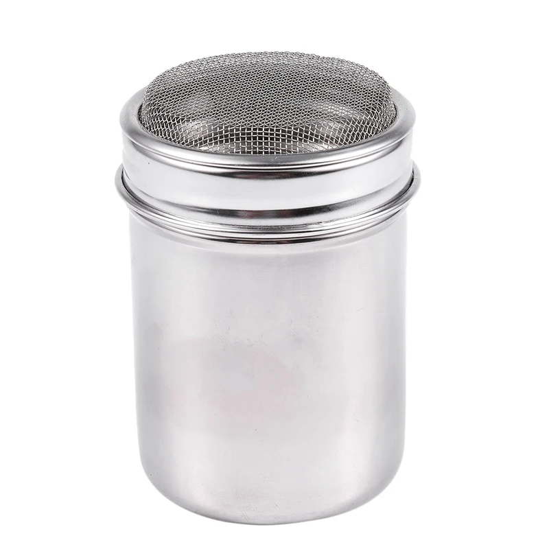 Silver stainless steel mesh tube type dusters dusting salt shaker spice jar