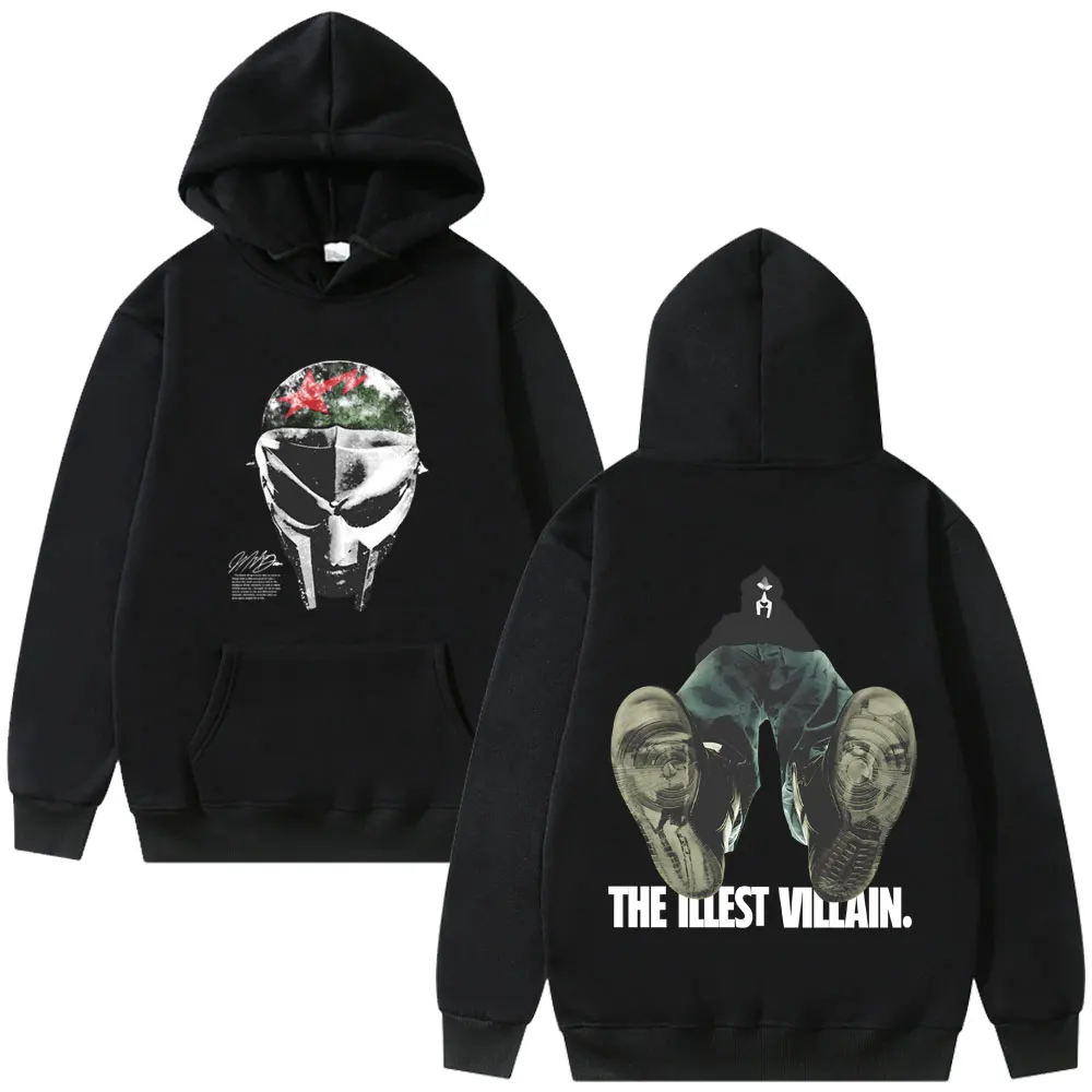 

Rapper Mf Doom Madvillainy The Illest Villains Album Hoodie Men Women Hip Hop Fashion Pop Music Streetwear Male Casual Hoodies