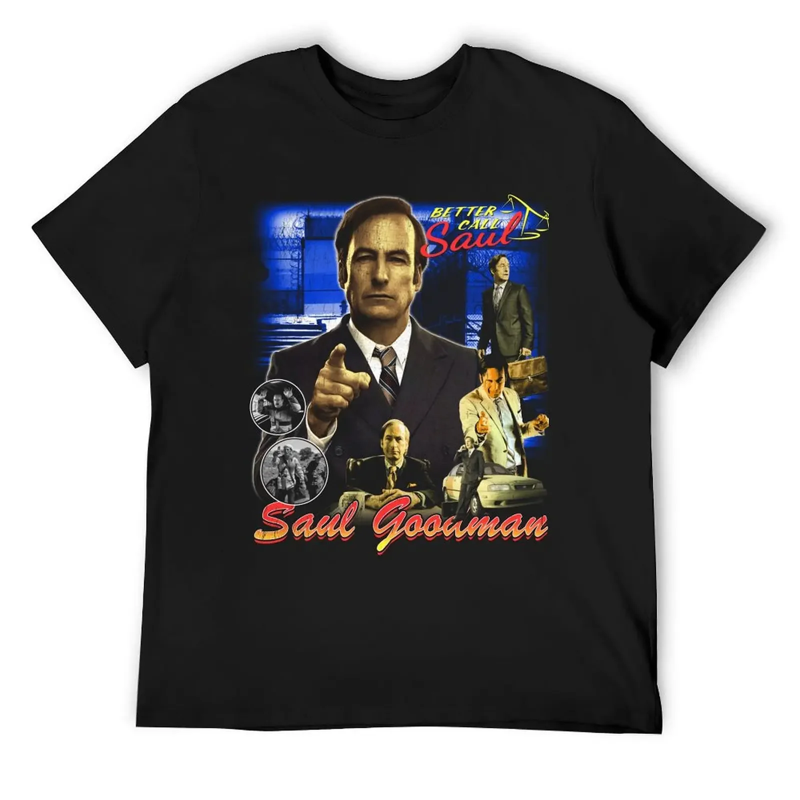 

Saul goodman vintage 90s bootleg design T-Shirt summer tops Blouse vintage t shirt men