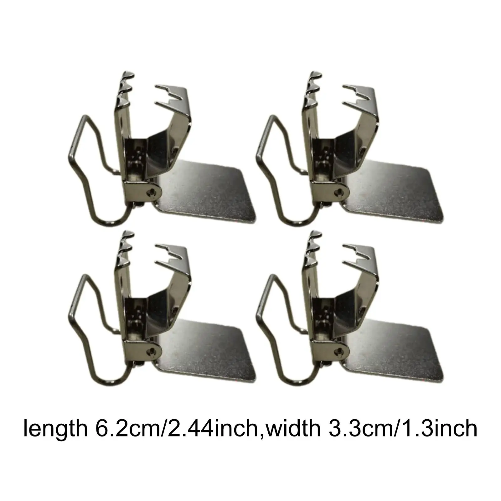 4 Pieces Steel Rug Clips Carpet Quilt Clamp Rug Hanger Tapestry Holder Gripper Sheet Straps Holder for Shawl Store Quilts