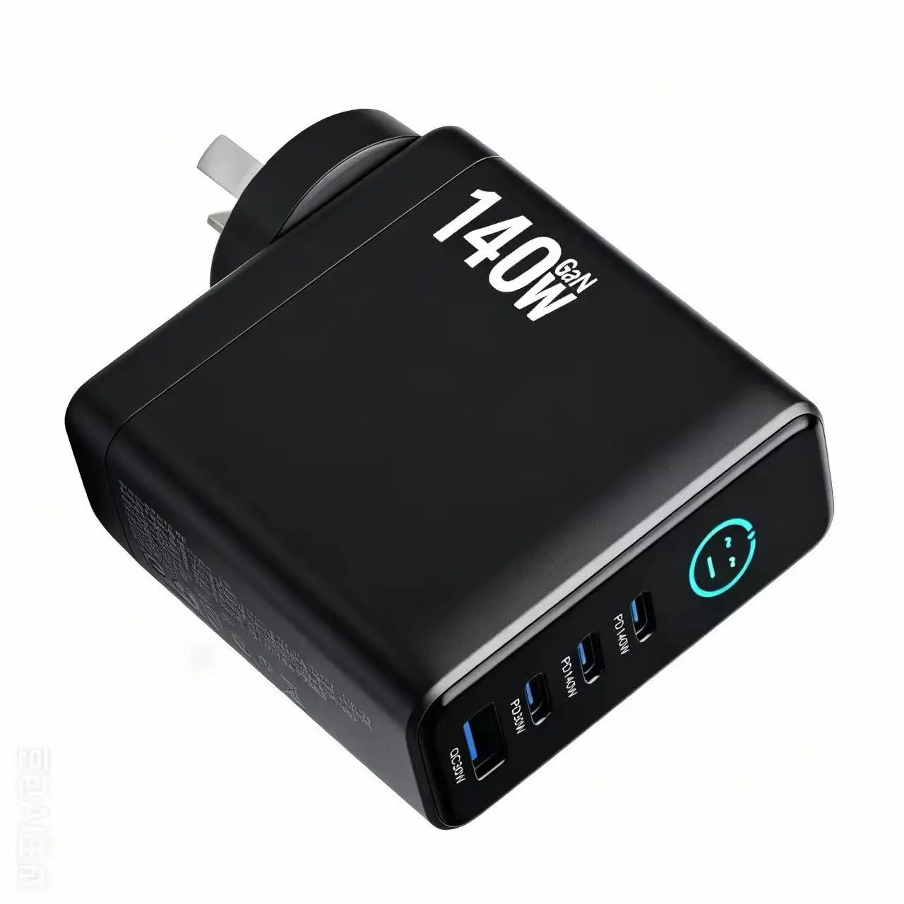 140WTFT-LCD Multi-Port  3 TypeC+1USB Universal Fast Charging For IPHONE  Samsung Tablets Laptops Compatible with Various Devices